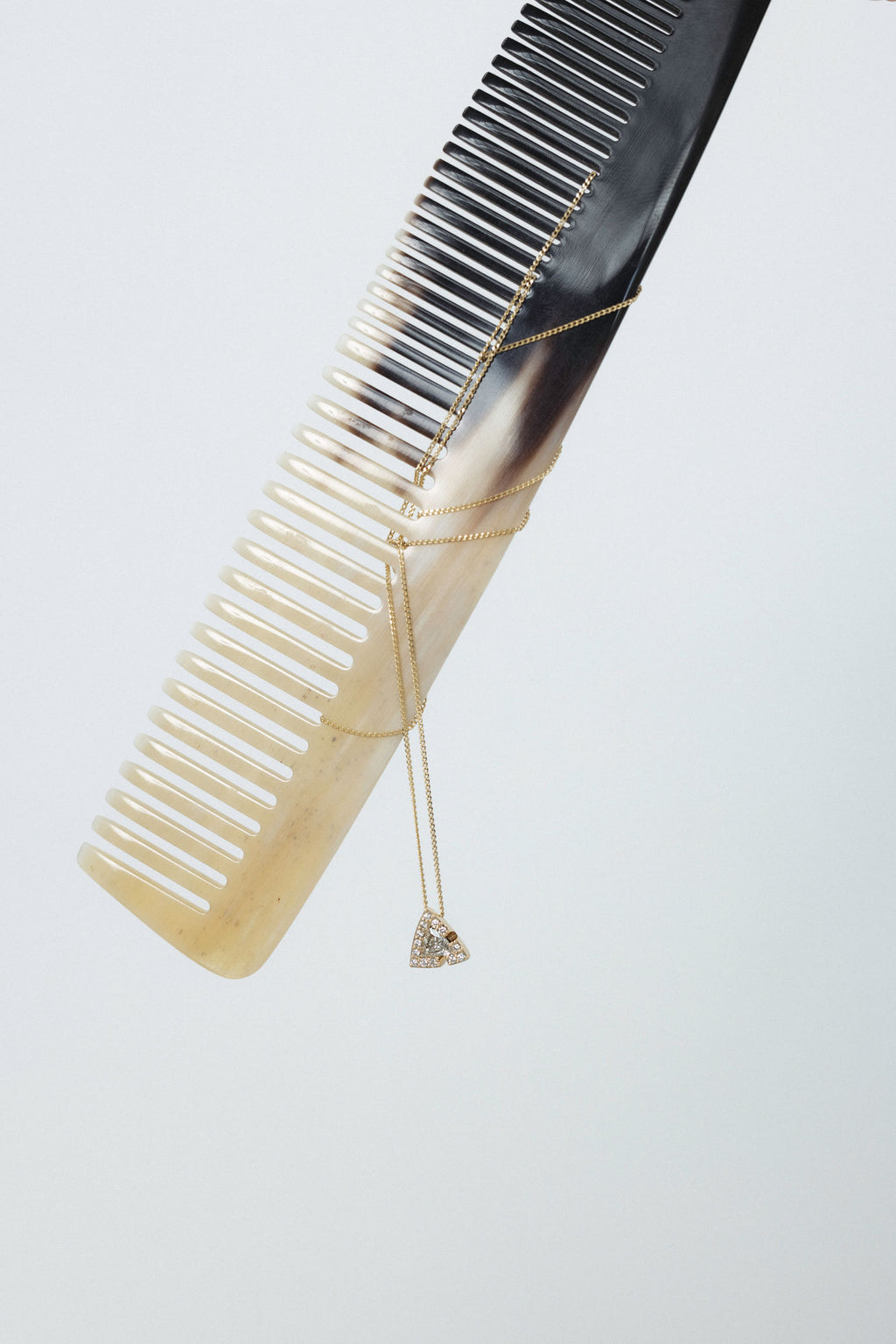 Harmony 10 14K Gold, Whitegold or Rosegold Necklace w. Diamonds