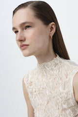 Harmony 9 14K or 18K Gold, Whitegold or Rosegold Hoops