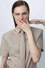 Harmony 3 14K or 18K Gold, Whitegold or Rosegold Ring w. Diamonds