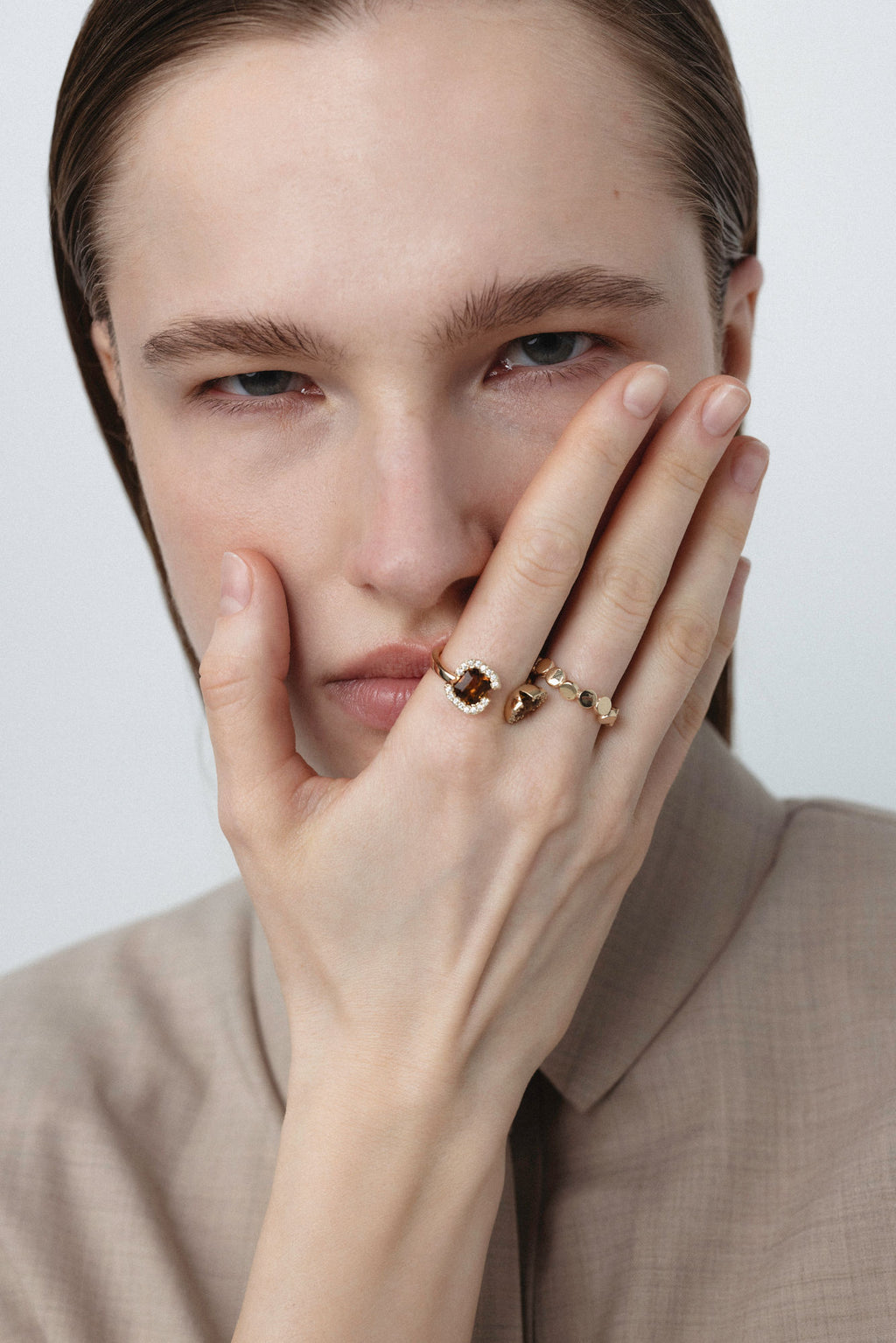 Harmony 6 14K or 18K Gold, Whitegold or Rosegold Ring