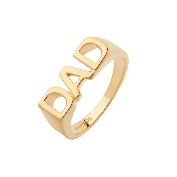 Dad Gold Plated Ring