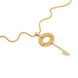 Pouvoir 18K Gold Necklace w. Lab-Grown Diamonds