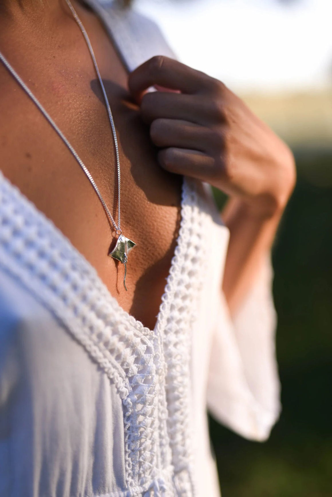 devilfisg necklace silver