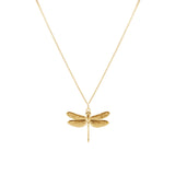 Dragonfly Gold Plated Necklace