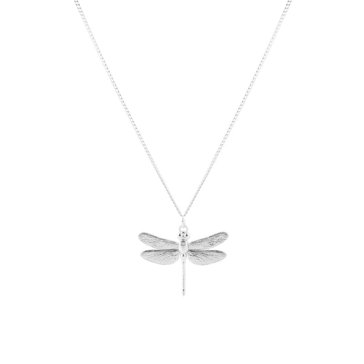 Dragonfly Silver Necklace