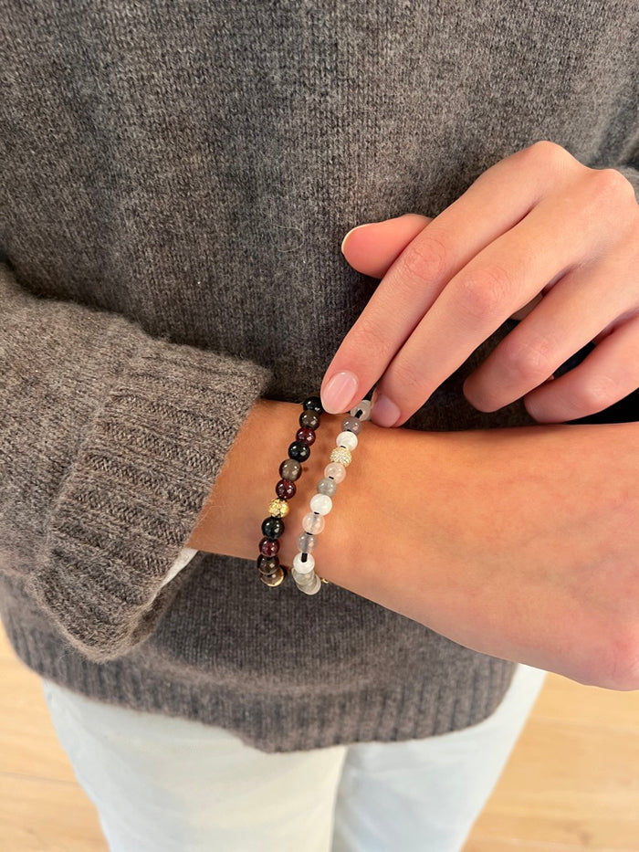 Inner Peace Lifeforce 18K Gold Bracelet w. Diamonds