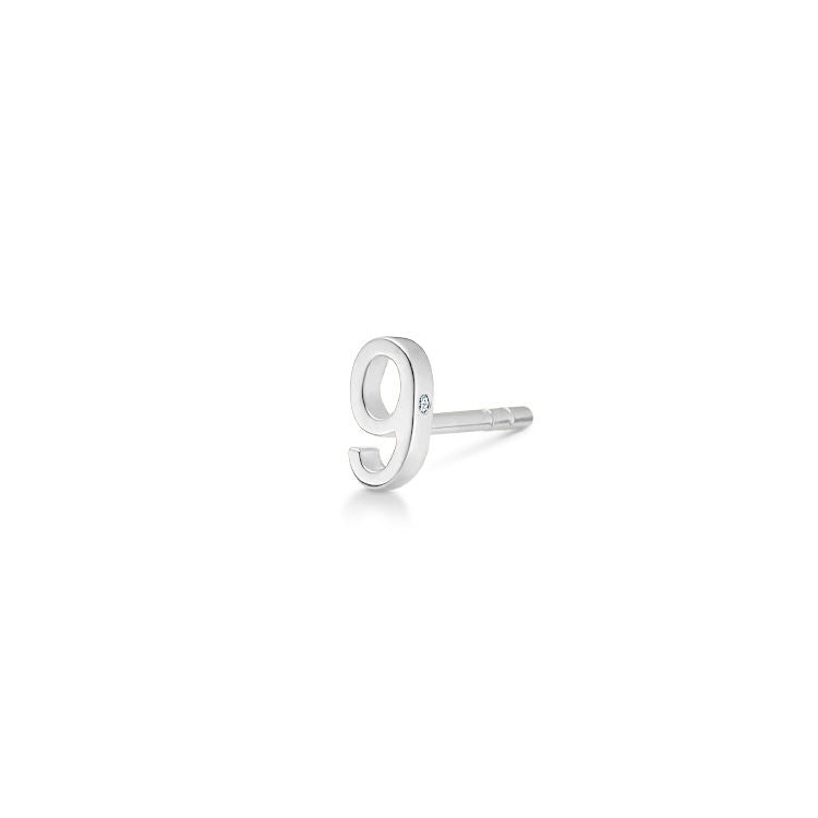 My 9 18K Whitegold Stud w. Diamond