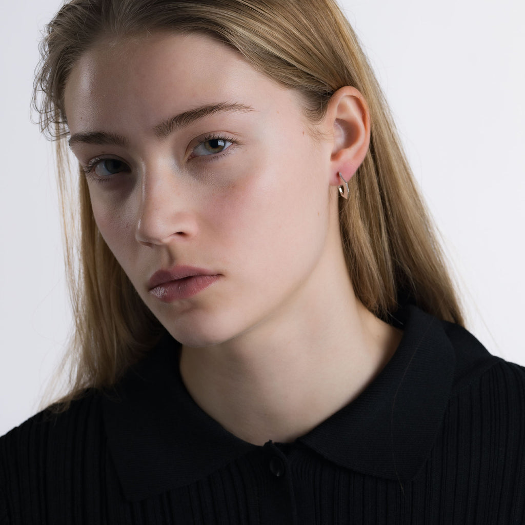 Grim Creol 18K Gold & Silver Hoops