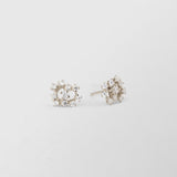 Frosty 18K Hvidguld Ørestikker m. Diamanter