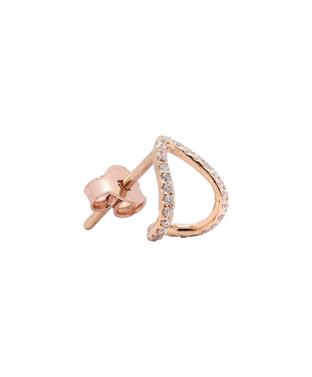 Creol 18K Gold, Whitegold or Rosegold Earring w. Diamonds