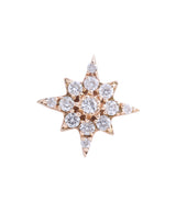 Twinkle 18K Gold, Whitegold or Rosegold Stud w. Diamonds