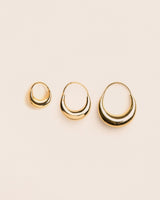 Small 18K White Gold Hoops