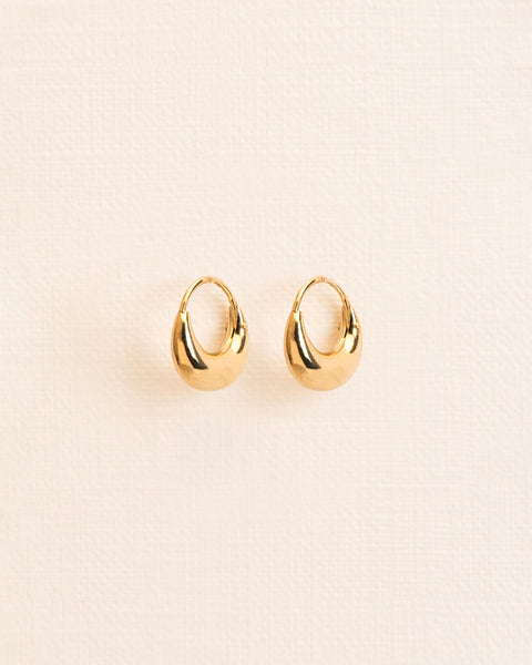 Wouters & Hendrix Small 18K Gold Hoops | The Jewellery Room