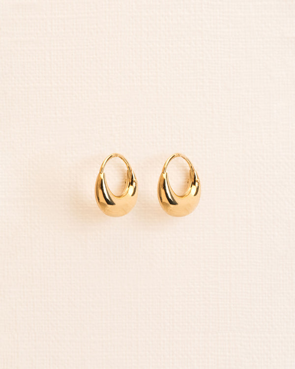 Small 18K Guld Hoops