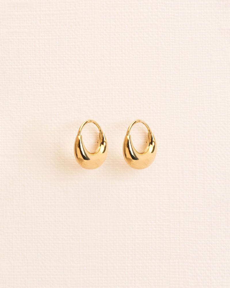 Small 18K Gold Hoops