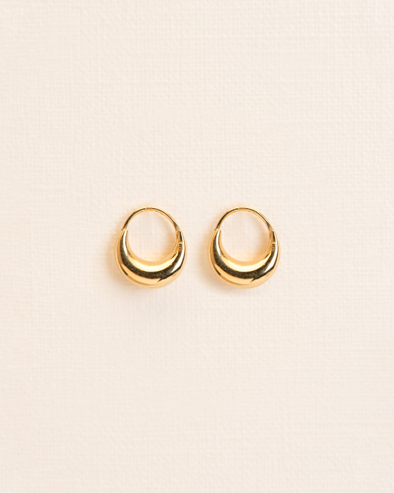 Small 18K Guld Hoops