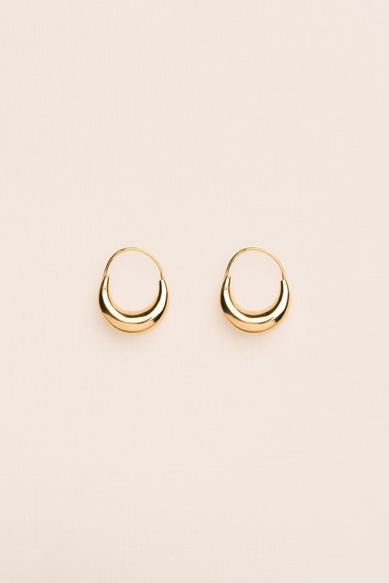 Medium 18K Gold Hoops