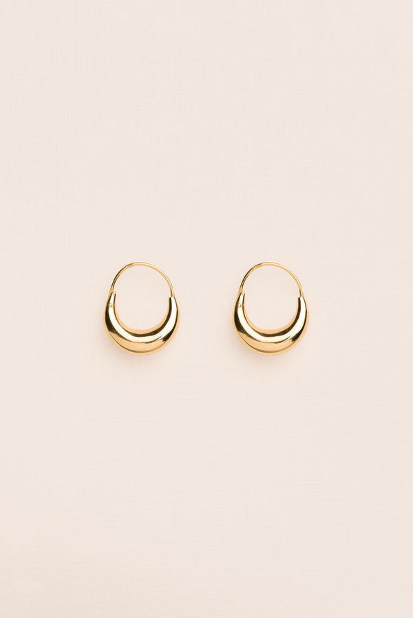 Medium 18K Gold Hoops