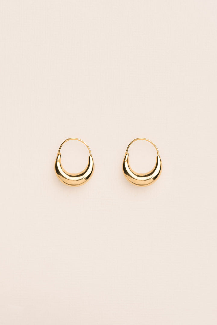 Medium 18K Gold Hoops