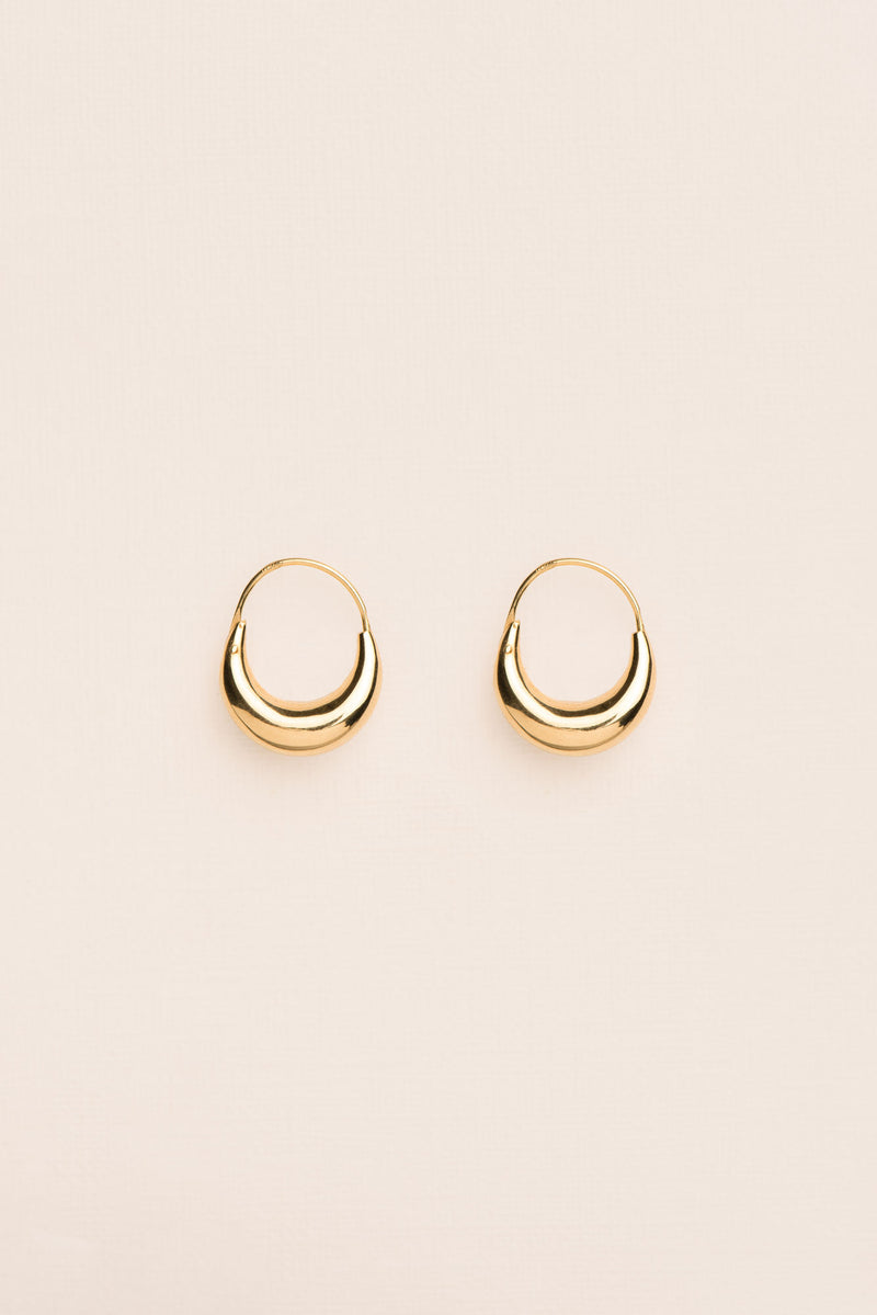 Medium 18K Gold Hoops