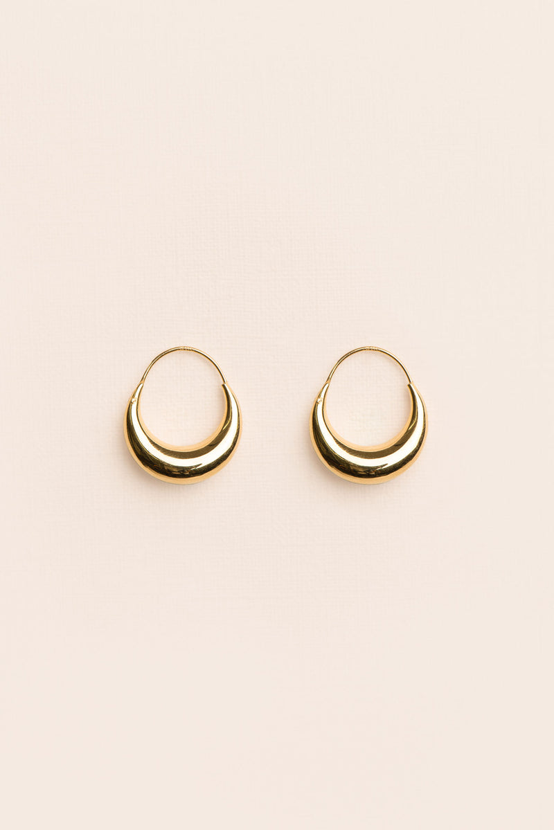 Large 18K Gold Hoops