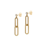 Elements N°4 18K Gold Earring w. Diamond