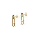 Elements N°2 18K Guld Ørering m. Diamant