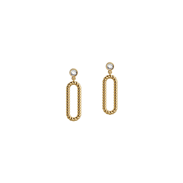 Elements N°3 18K Gold Earring w. Diamond