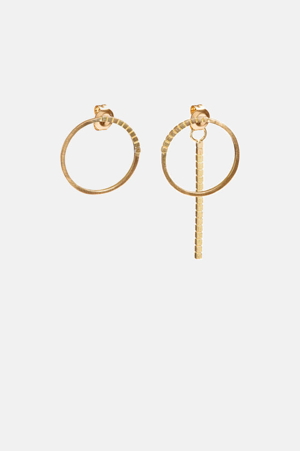 Mirrar 05 18K Gold Earrings