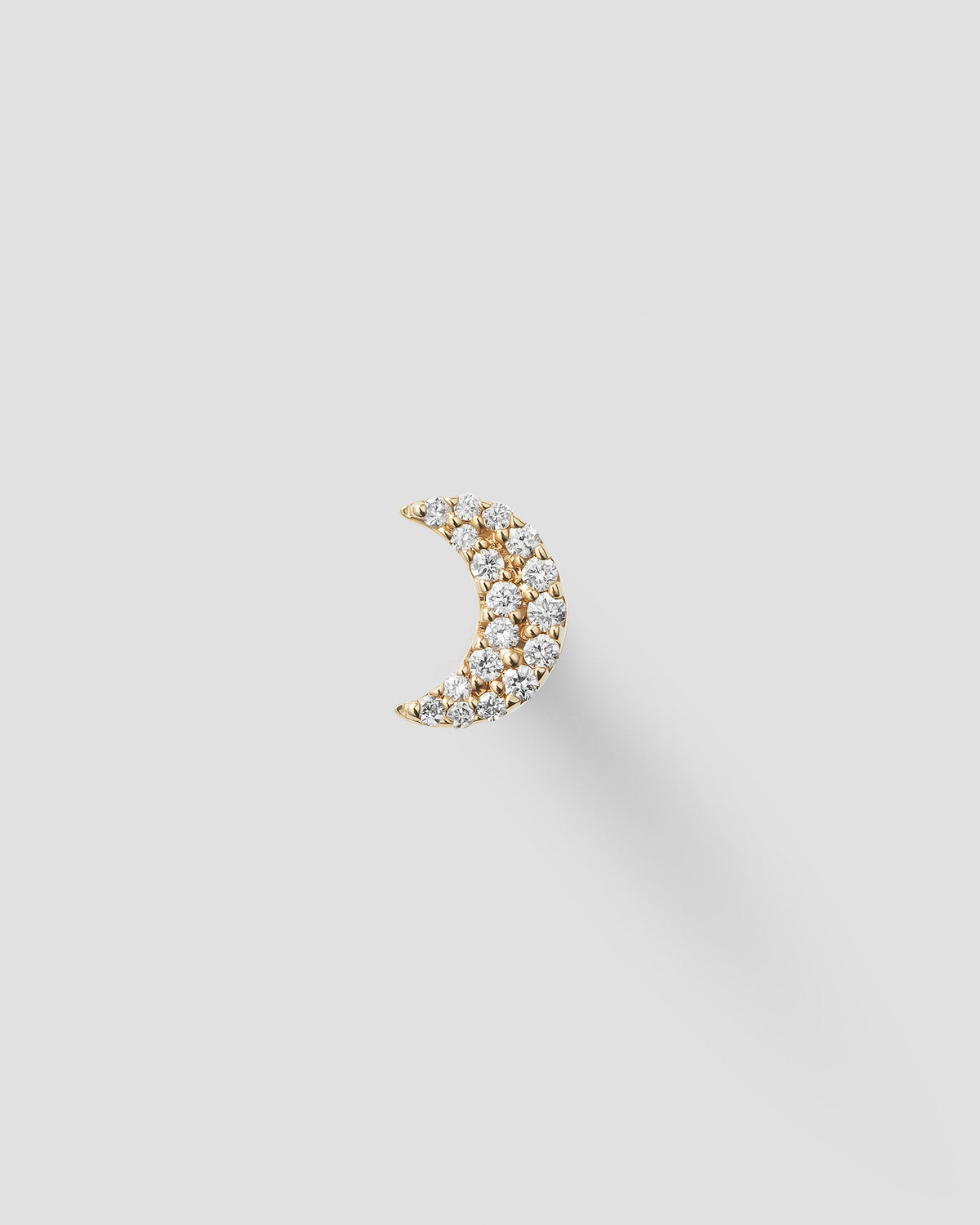 Luna Labret 14k Gold Ear Piercing w. Diamonds