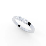 Becoming 18K Guld, Rosaguld eller Hvidguld Dad 2,5 mm Ring