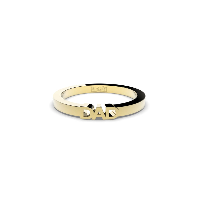 Becomming 14K Guld, Rosaguld eller Hvidguld Dad 2,5 mm ring