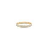 Elegance Band 18K Gold Ring w. Diamonds