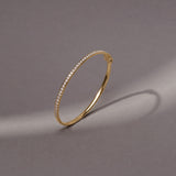 Elegance 18K Gold Bracelet w. Diamonds