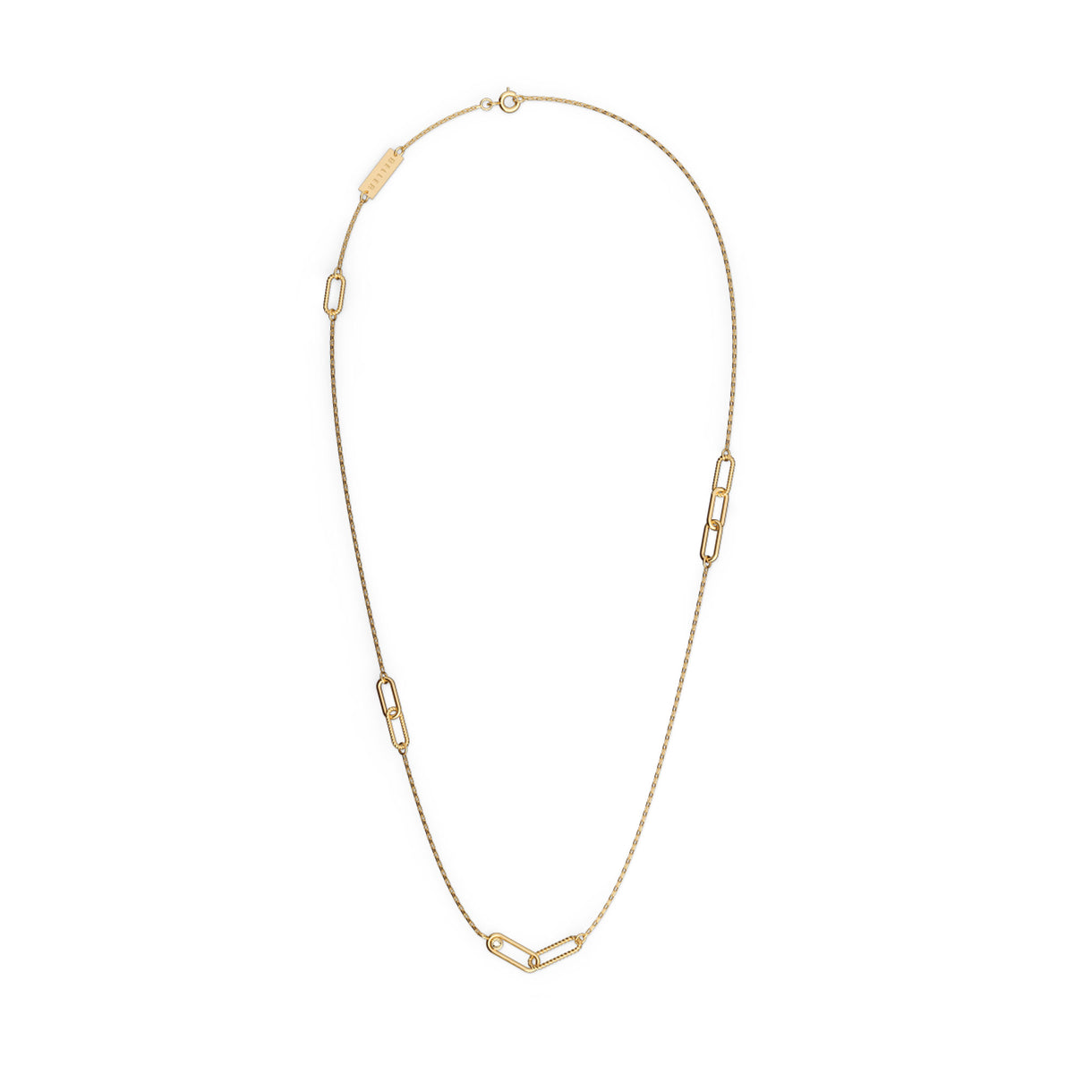 Elemente Nr. 2 18k Gold Halskette w. Diamant