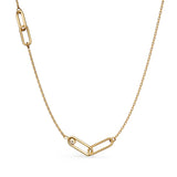Elements N°2 18K Gold Necklace w. Diamond