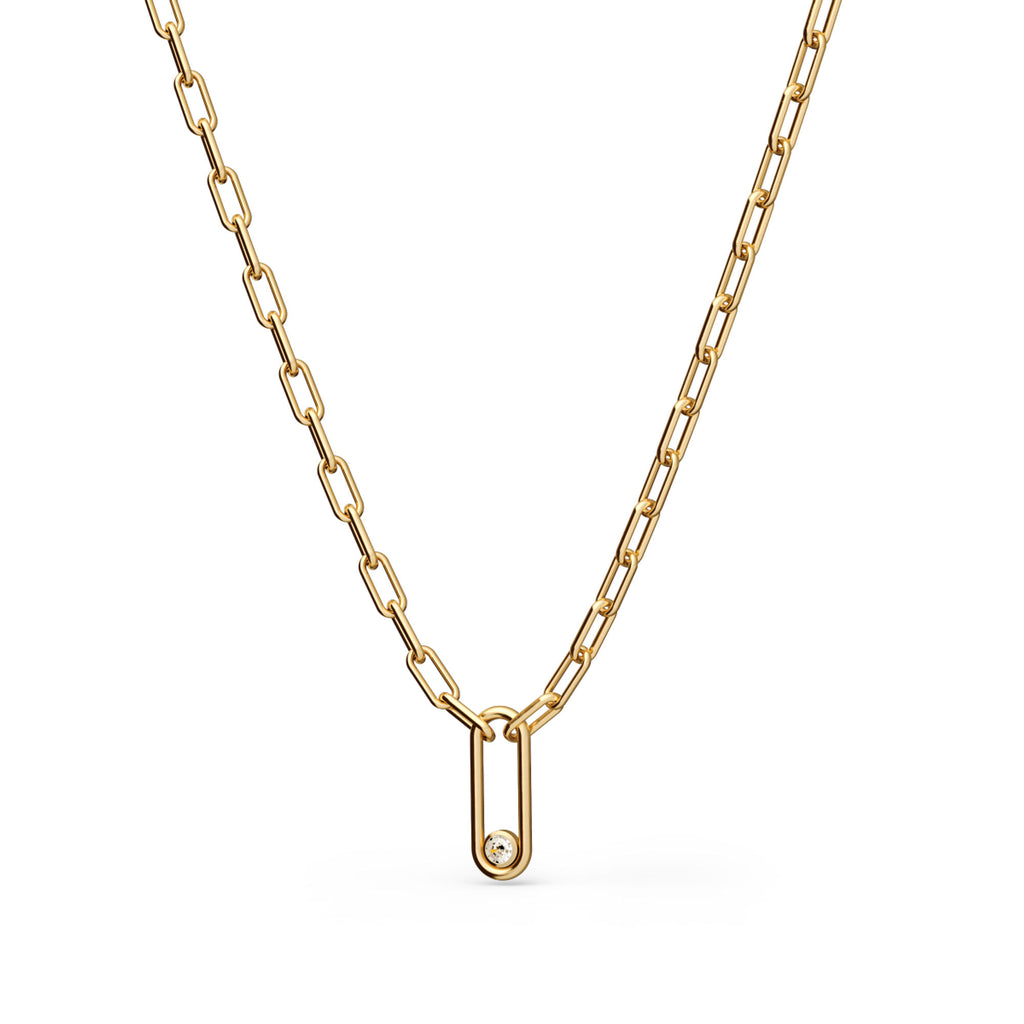 Elements N°1 18K Gold Necklace w. Diamond