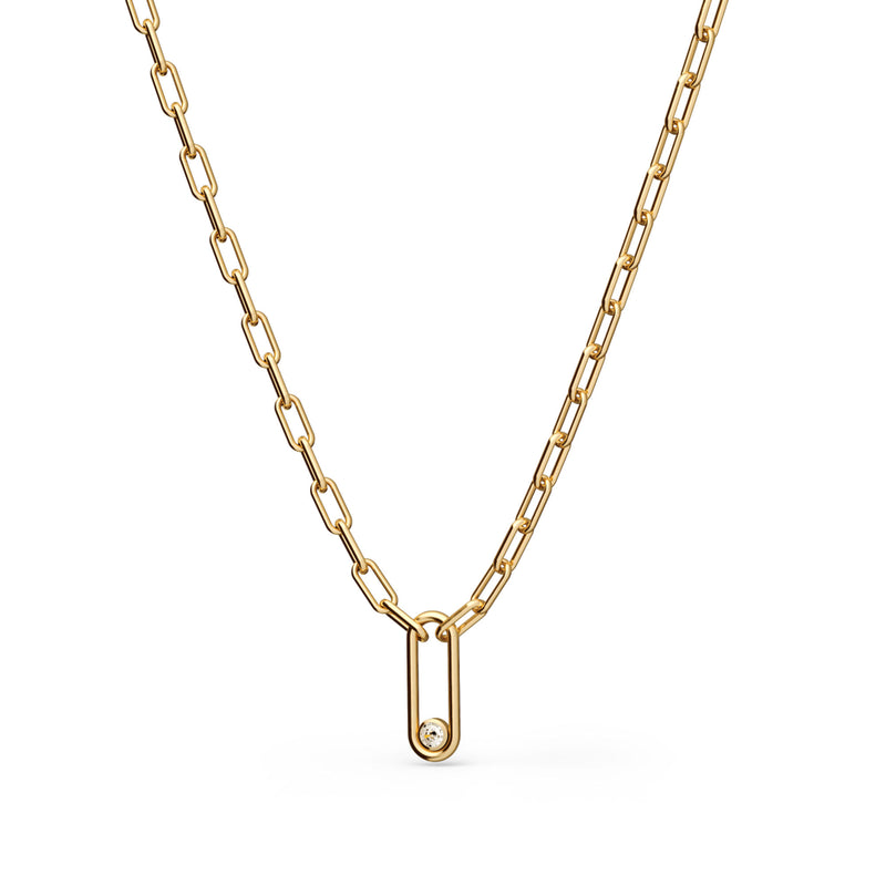 Elements N°1 18K Gold Necklace w. Diamond