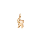 Medium Elephant Charm 18K Guld vedhæng m. Diamant