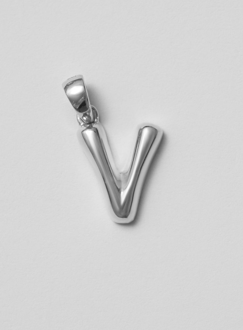 Helium Letter Silver Pendant