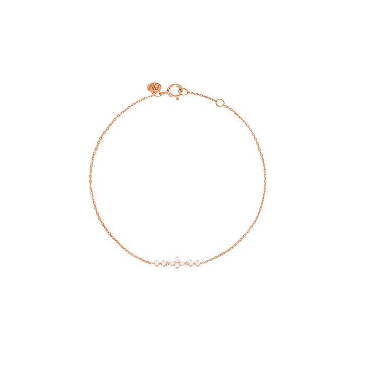 Enchanted to Meet You 18K Rose Gold Bracelet w. Diamonds