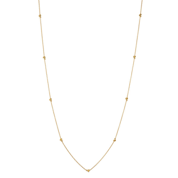Legacy Knot 18K Gold Long Chain Necklace