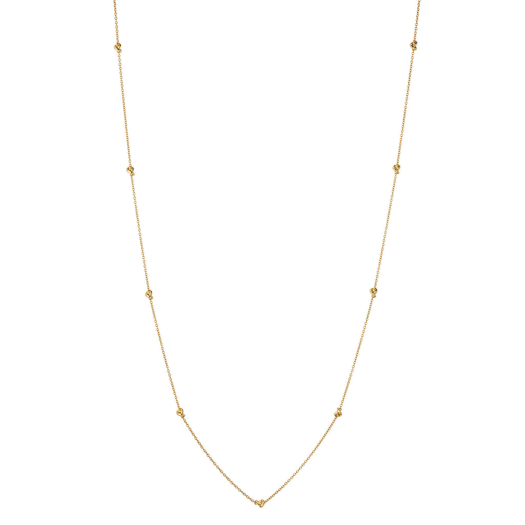 Legacy Knot 18K Gold Long Chain Necklace