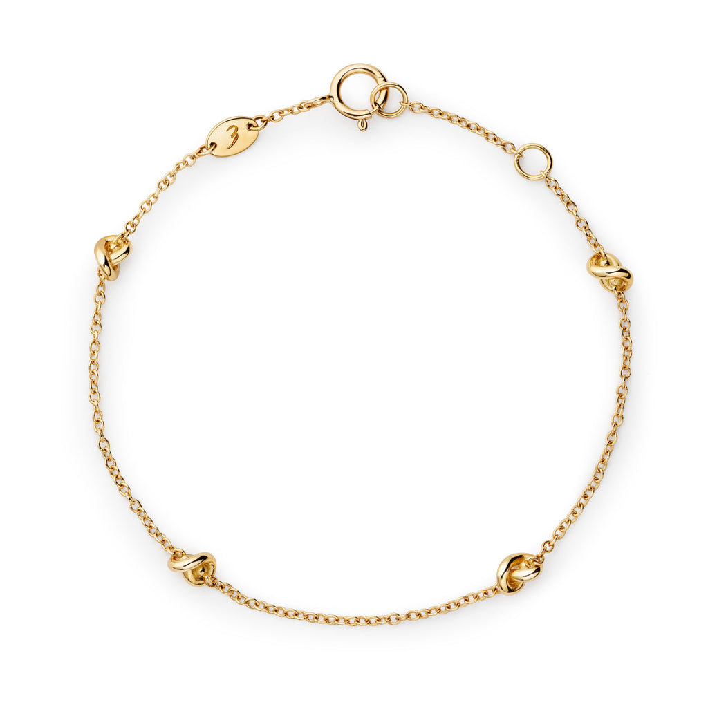 Legacy Knot 18K Gold Bracelet