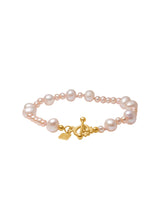 Madeleine Gold Plated Bracelet w. Pearl