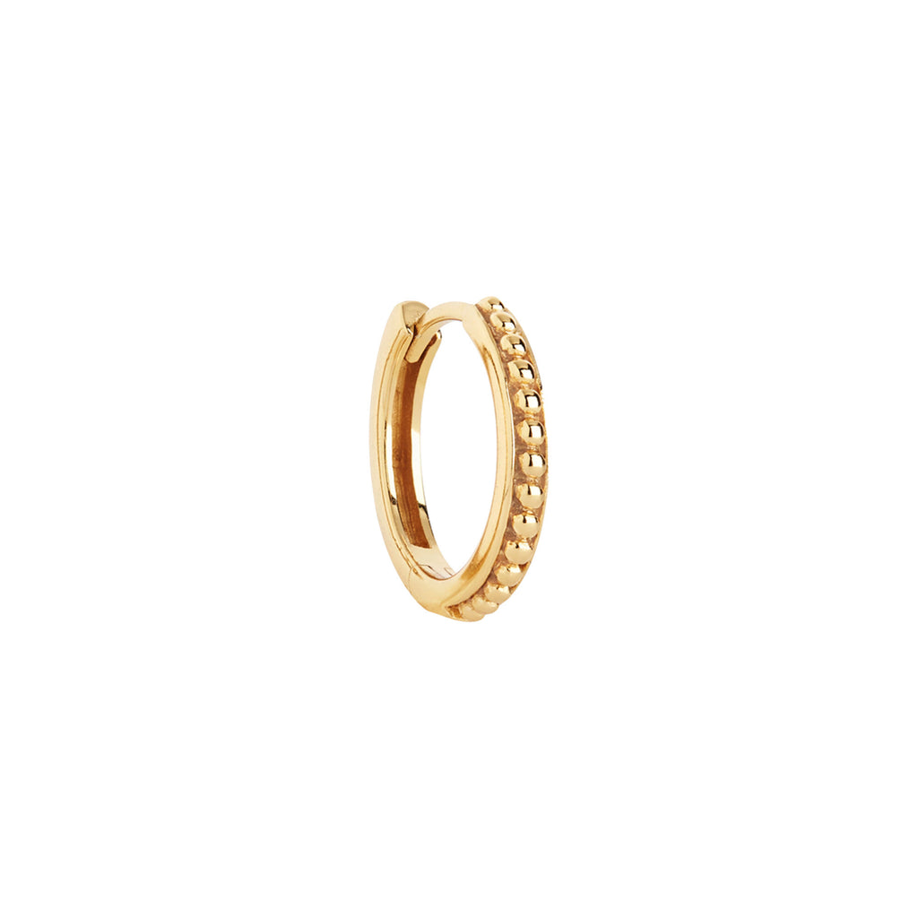 Byzantine small 18K Gold Plated Hoop