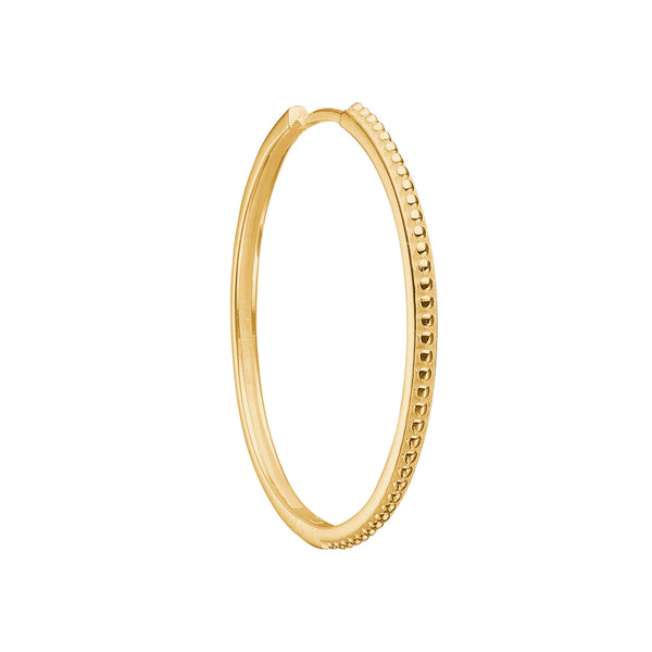 Byzantine large 18K Gold Plated Hoop