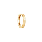 Pinstripe small 18K Gold Plated Hoop