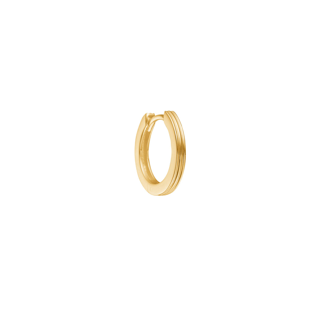 Unicorn small 18K Gold Plated Hoop