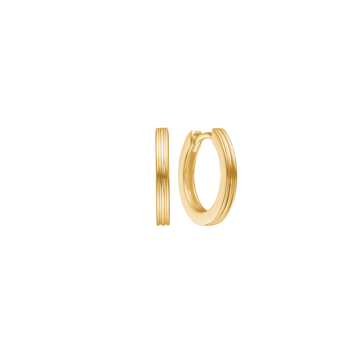 Unicorn small 18K Gold Plated Hoop